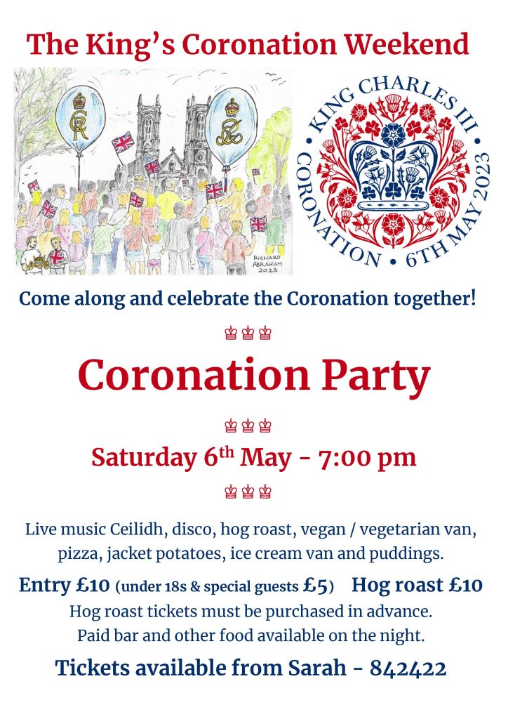Coronation Party Poster